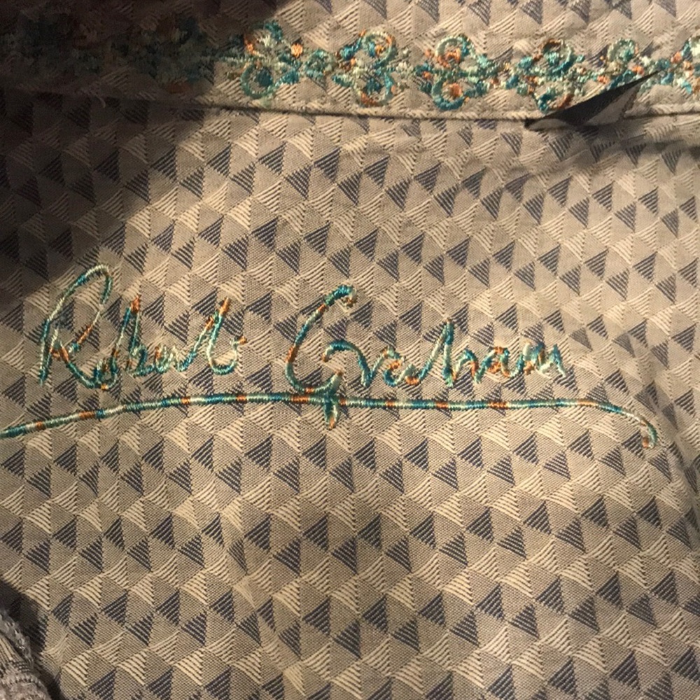 Robert Graham embroider shirt - Picture 7 of 8